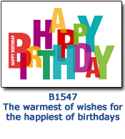 Block Birthday Card